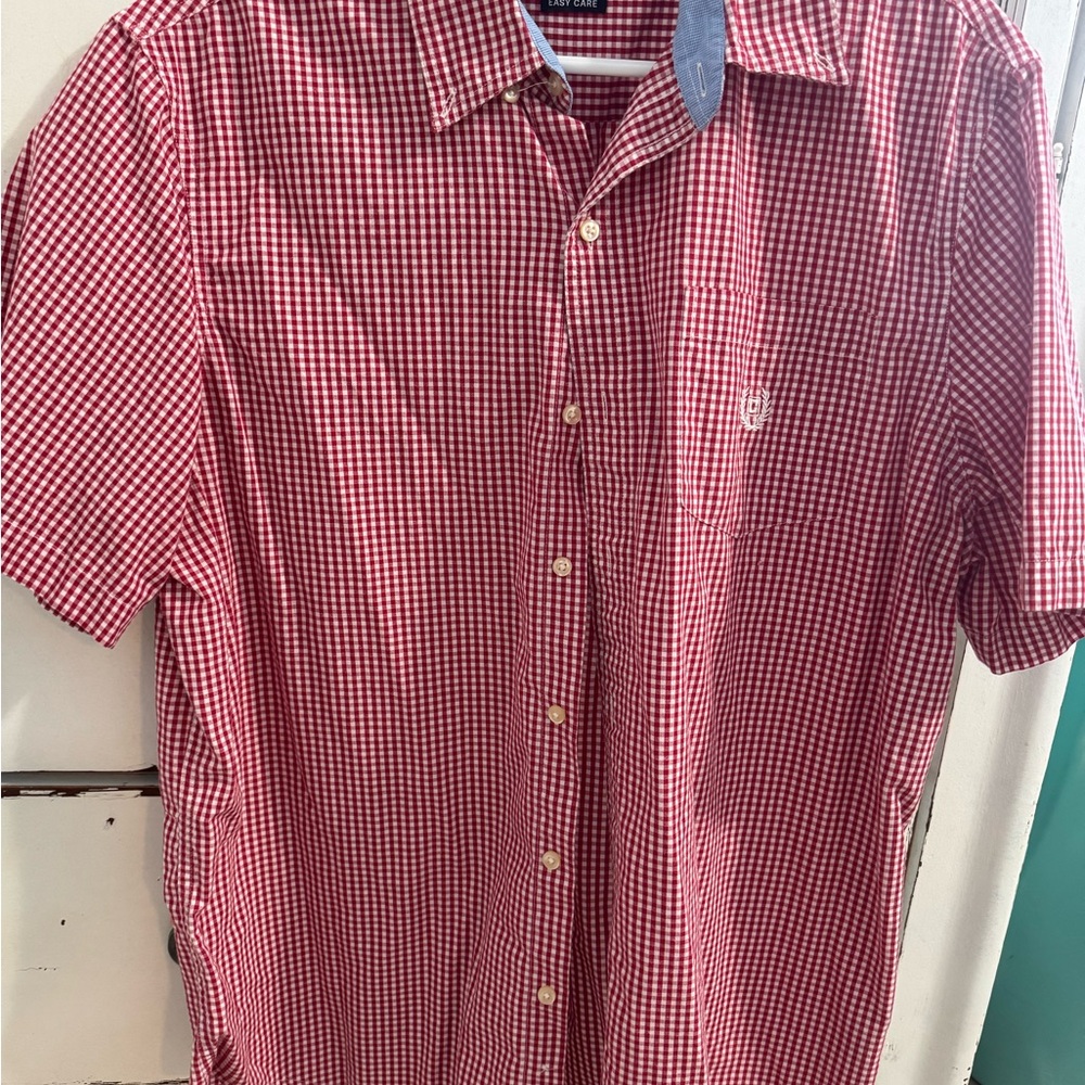 Red Checkered Men's Shirt